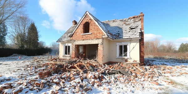 Why Freezing Conditions Demand Professional Demolition, Waste Management & Site Mitigation
